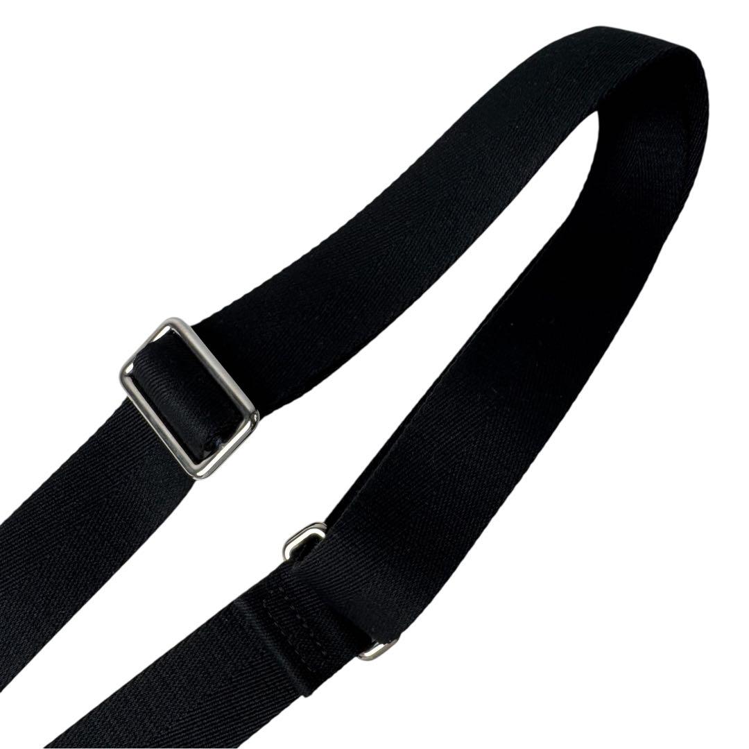 Louis Vuitton Shoulder Strap for Bag Logo Silver Black — view 6