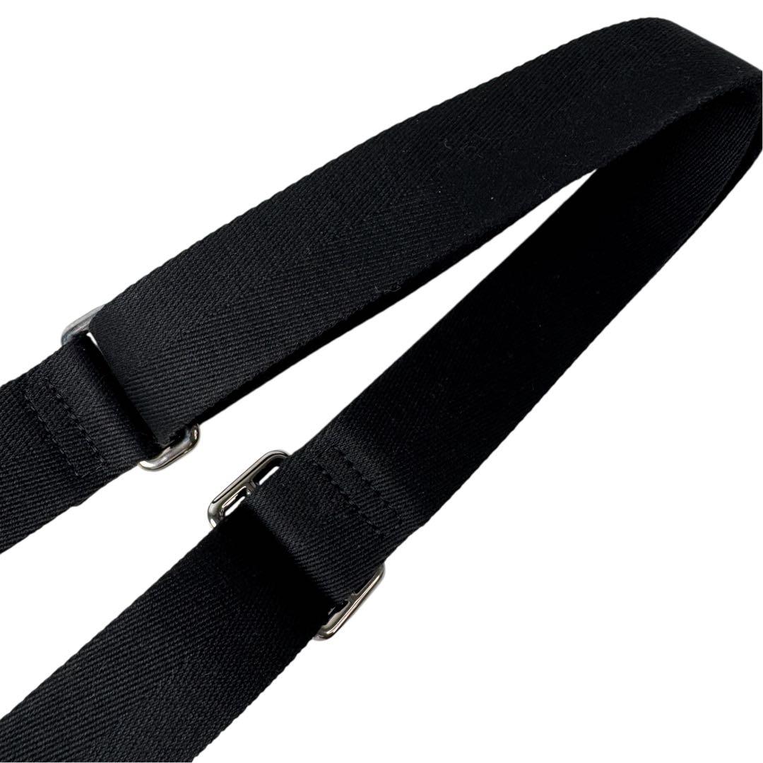 Louis Vuitton Shoulder Strap for Bag Logo Silver Black — view 7