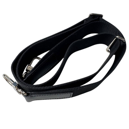 Louis Vuitton Shoulder Strap for Bag Logo Silver Black — view 8