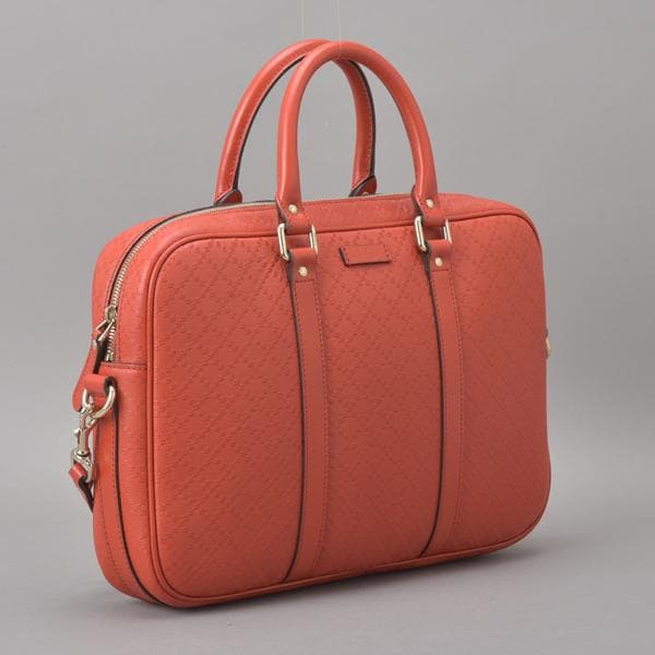 Gucci Diamante 2 way Business Bag Ggleather Red