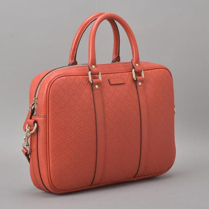 Gucci Diamante 2 way Business Bag Ggleather Red