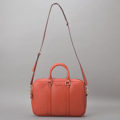 Gucci Diamante 2 way Business Bag Ggleather Red