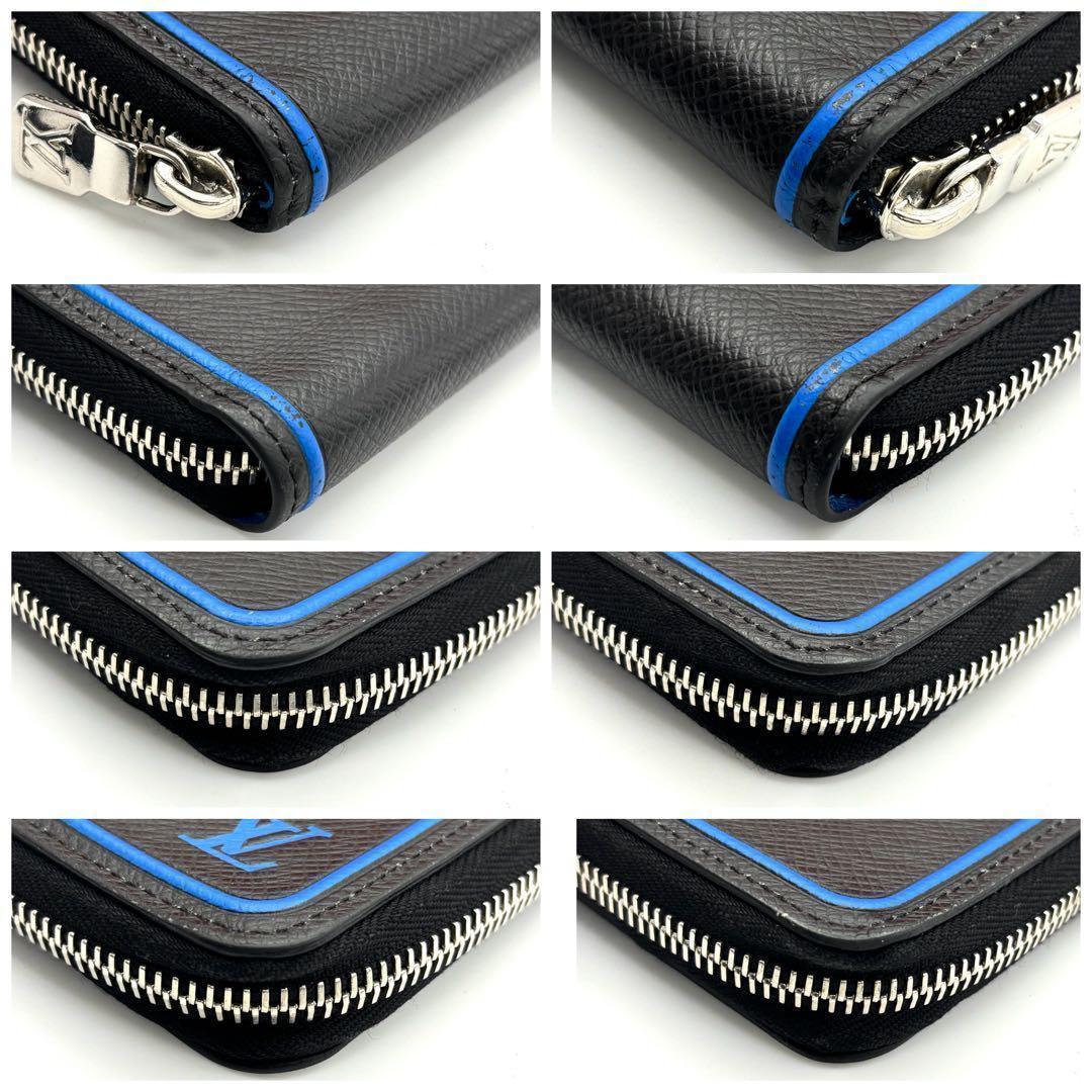 Louis Vuitton Taiga Zippy Wallet Vertical Black — view 7