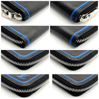 Louis Vuitton Taiga Zippy Wallet Vertical Black — view 7
