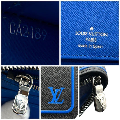 Louis Vuitton Taiga Zippy Wallet Vertical Black — view 8
