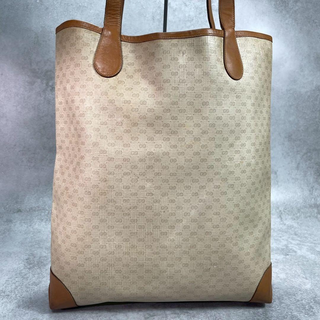Gucci GG Sherry Line Tote Beige Brown — view 3