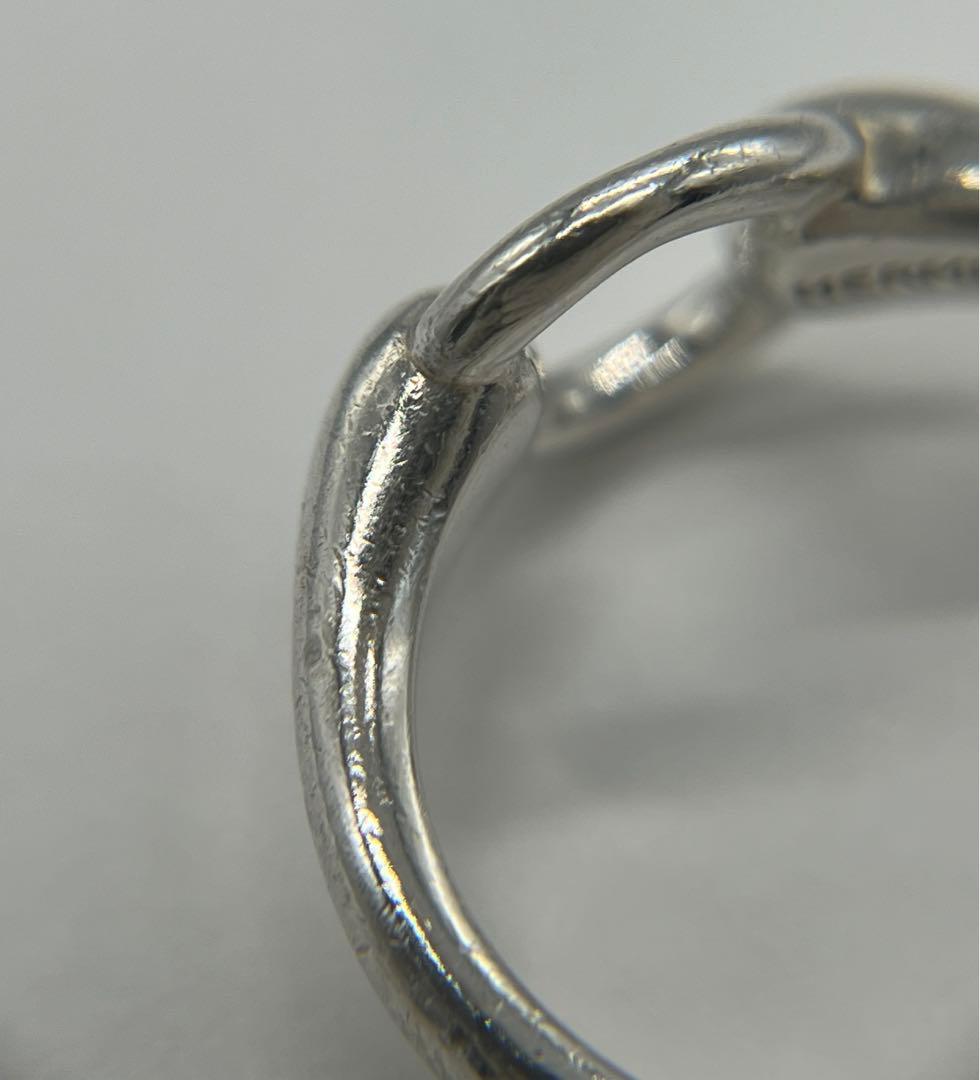 Hermes Horsebit Ring No 10 Sv925 Vintage