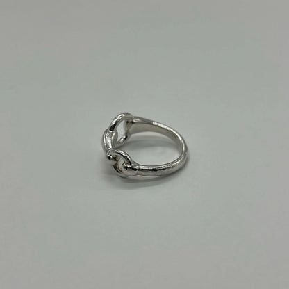 Hermes Horsebit Ring No 10 Sv925 Vintage