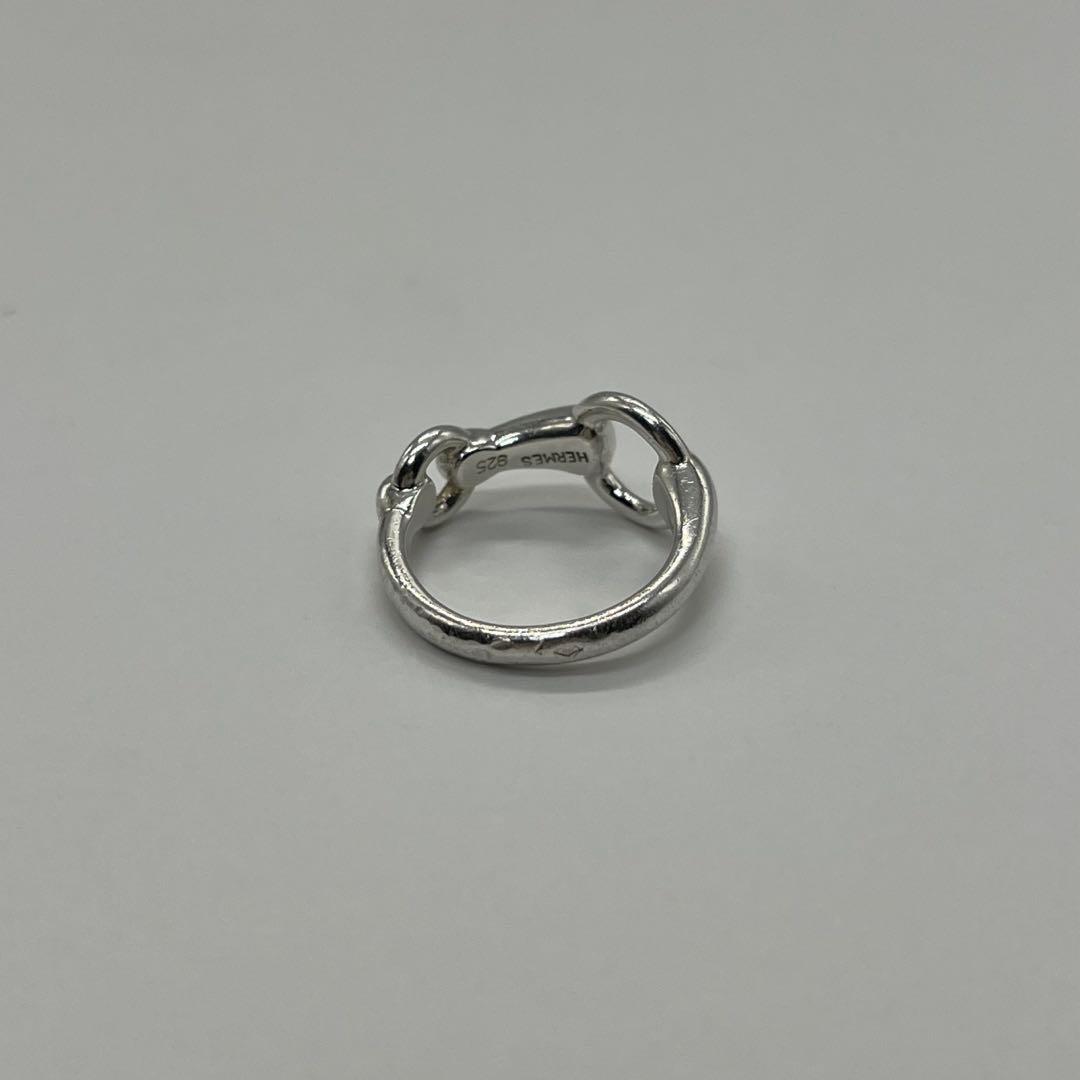 Hermes Horsebit Ring No 10 Sv925 Vintage