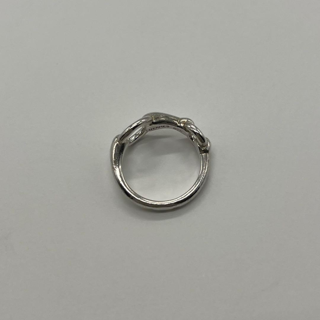 Hermes Horsebit Ring No 10 Sv925 Vintage