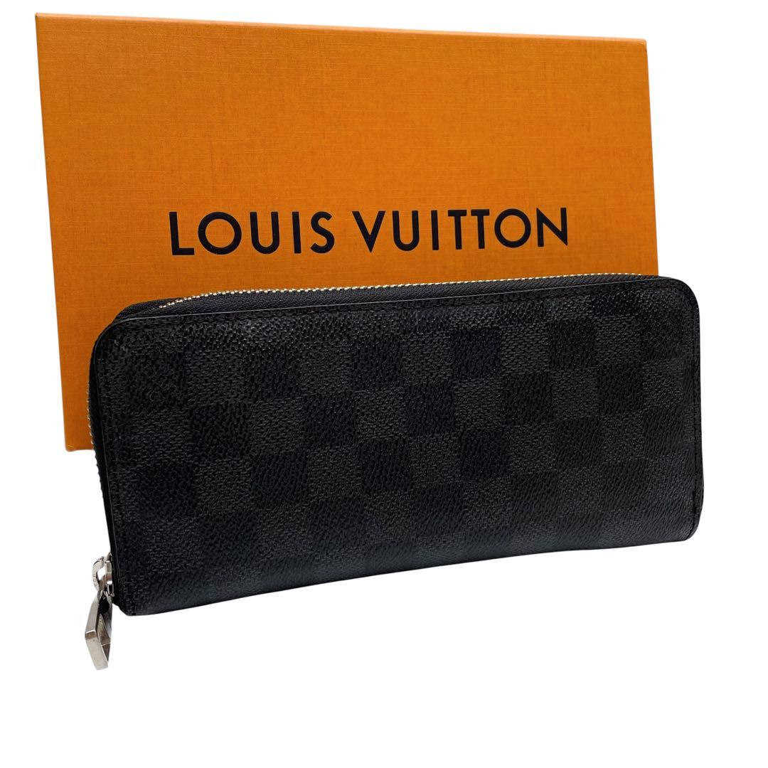 Louis Vuitton Damier Zippy Wallet Vertical Black