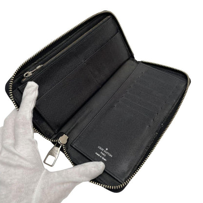 Louis Vuitton Damier Zippy Wallet Vertical Black — view 4