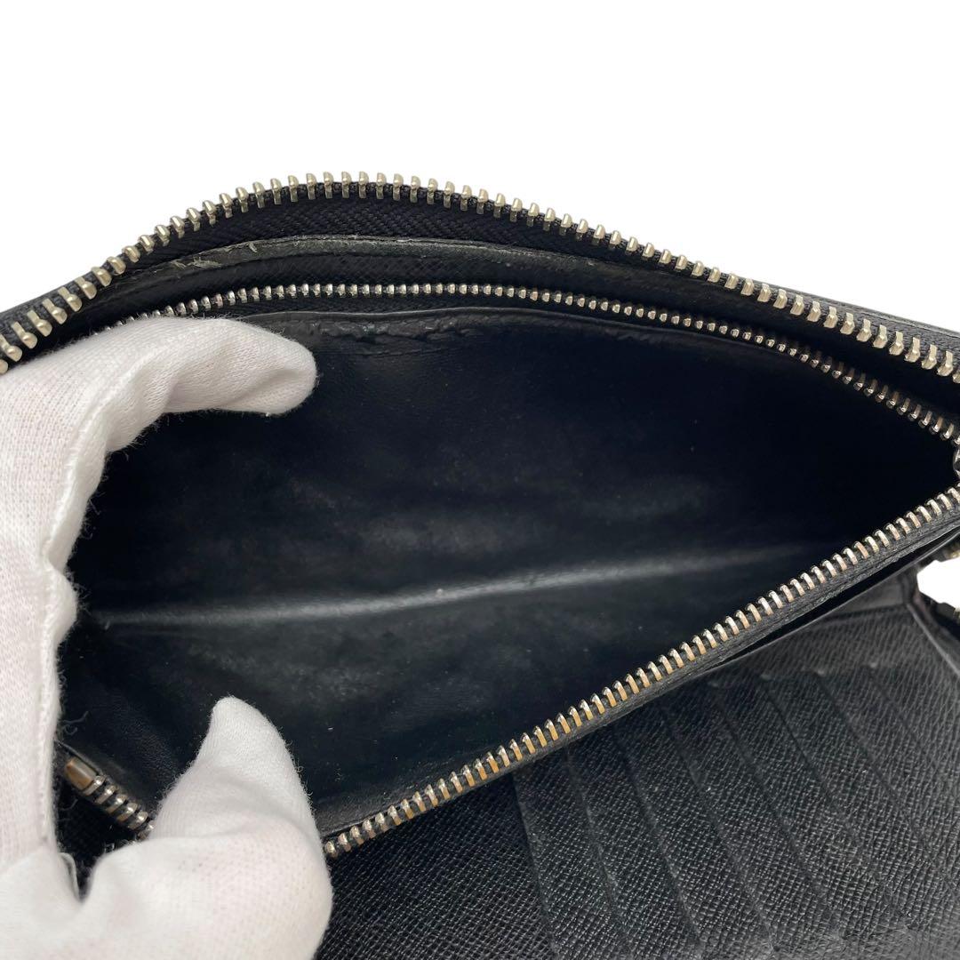 Louis Vuitton Damier Zippy Wallet Vertical Black — view 6