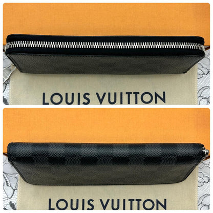 Louis Vuitton Damier Graphite Vertical Zippy Wallet — view 3