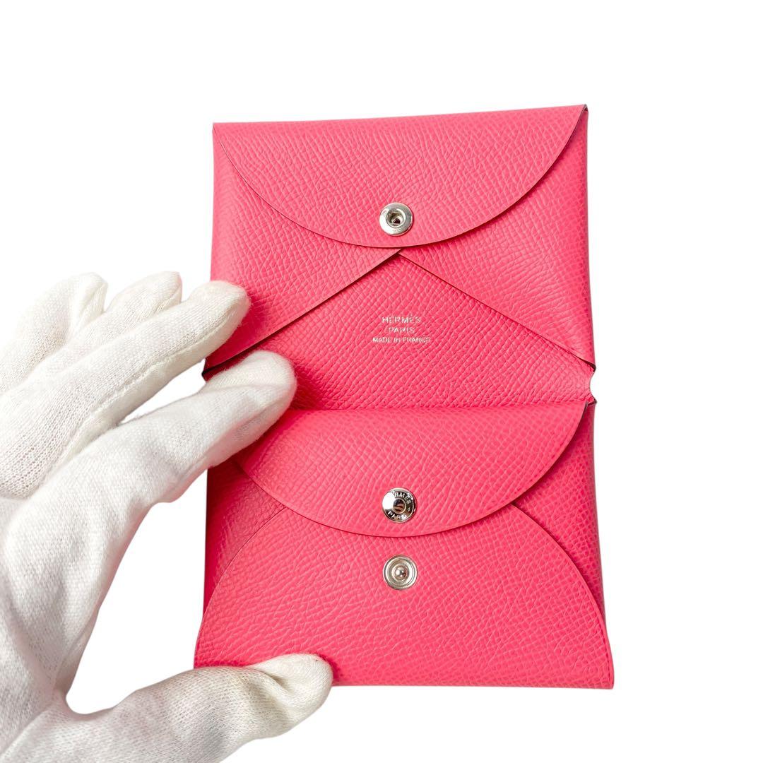 Unused Hermes Galviduo Card Case Stamped B Epson