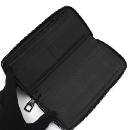 Louis Vuitton Monogram Taurillon Vertical Wallet Black — view 3