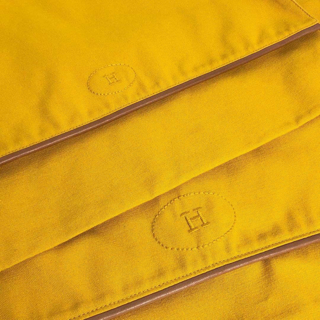 Hermes Shirt Case Set Of 2 Yellowish Yellow