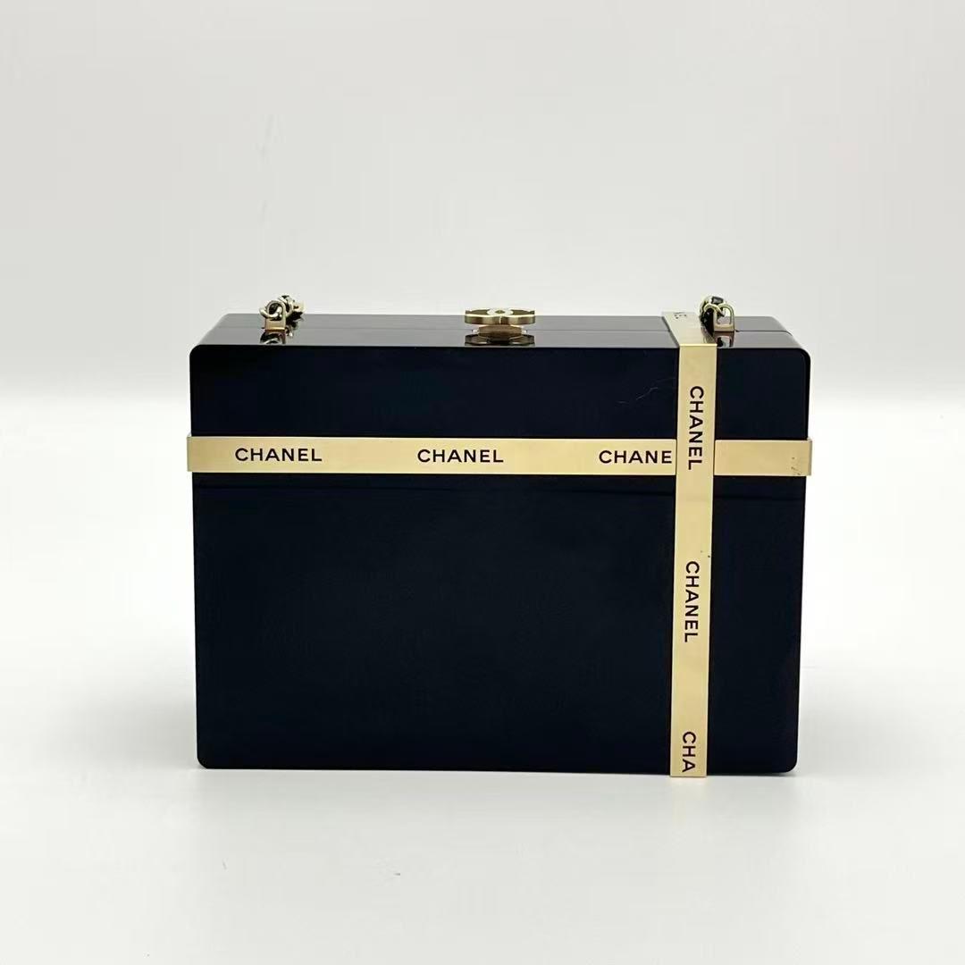 Chanel Camellia Ribbon Motif Acrylic Minodiere Shoulder Bag — view 2