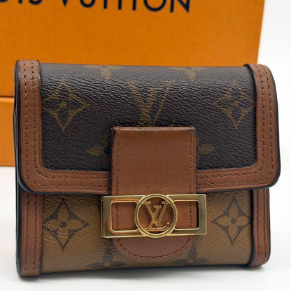 Louis Vuitton Portefeuille Dauphine Compact Reverse Monogram Wallet