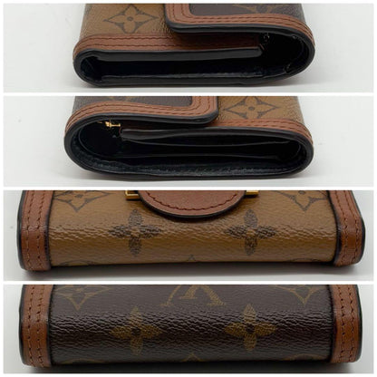 Louis Vuitton Portefeuille Dauphine Compact Reverse Monogram Wallet — view 4