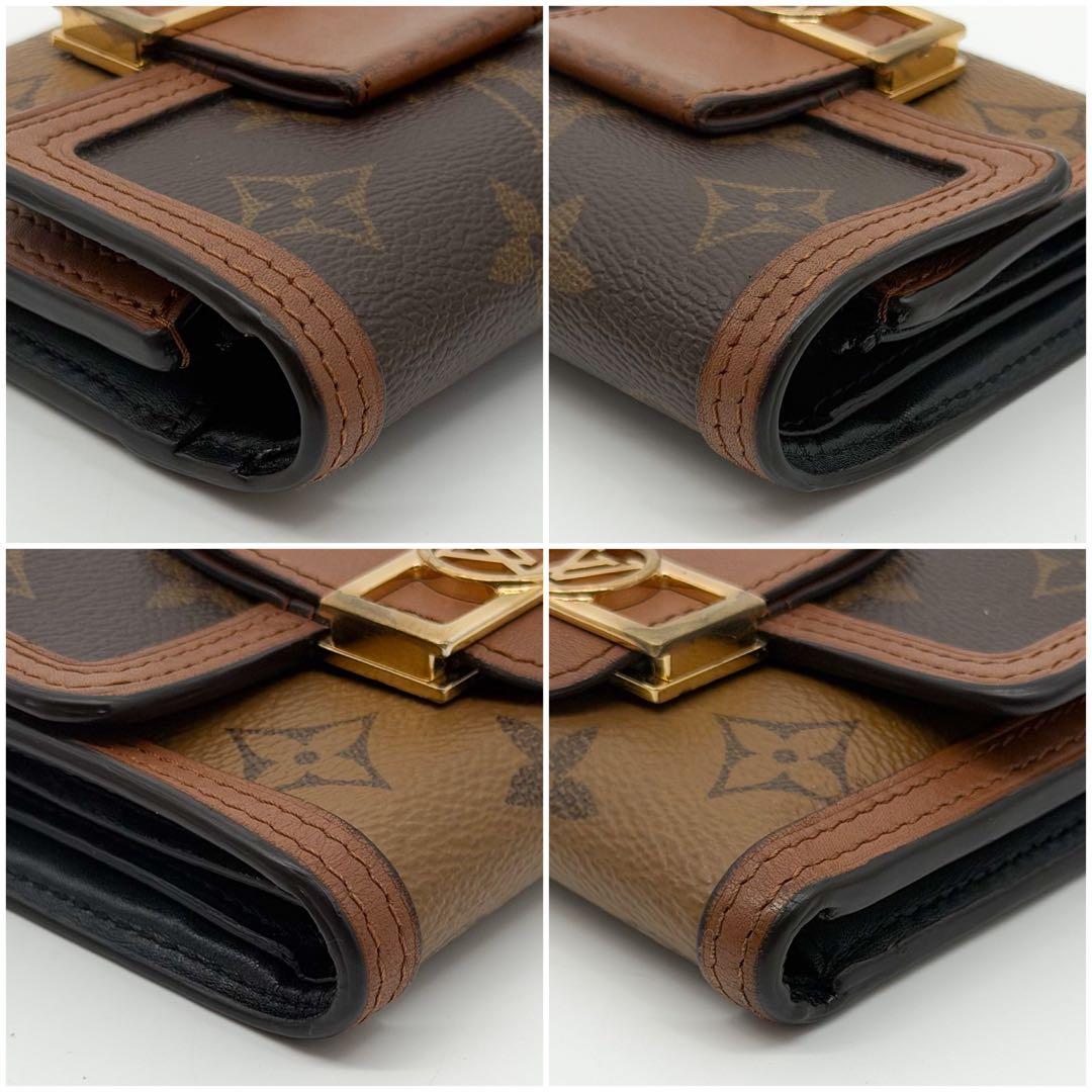 Louis Vuitton Portefeuille Dauphine Compact Reverse Monogram Wallet — view 5