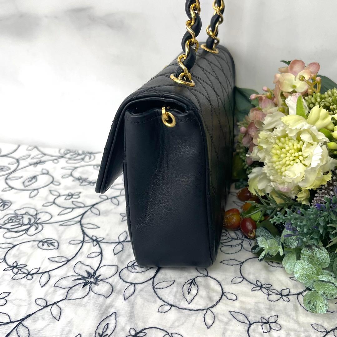 Chanel Vintage Quilted Jumbo CC Logo Shoulder — view 5