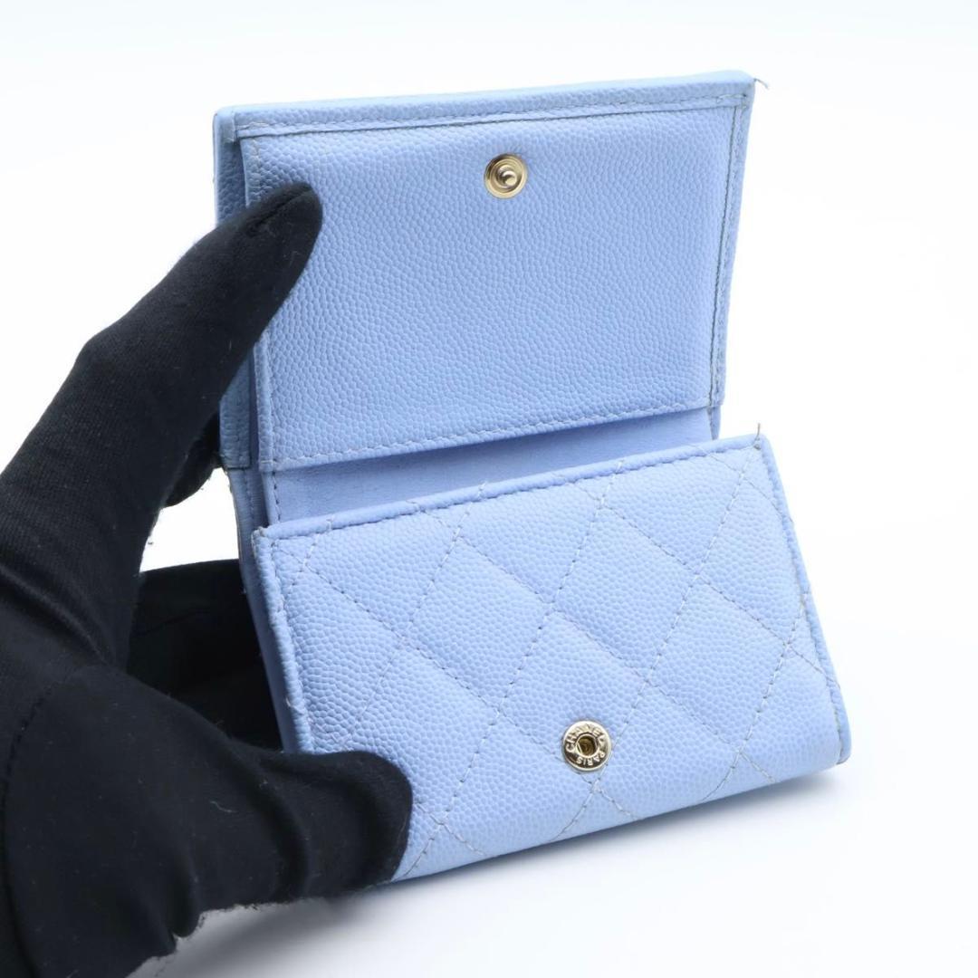 Chanel Timeless Classic Trifold Wallet Caviar Leather — view 4