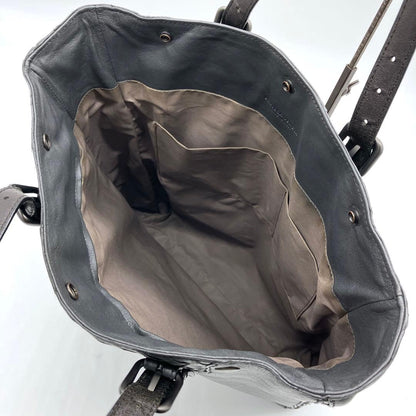 Bottega Veneta Tote Bag Intrecciato Dark Gray
