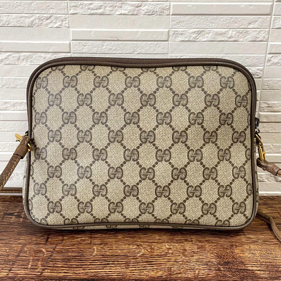Gucci GG Supreme Leather Vintage Shoulder Bag — view 2