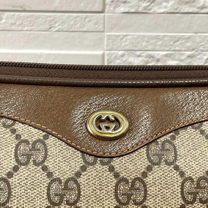 Gucci GG Supreme Leather Vintage Shoulder Bag — view 9