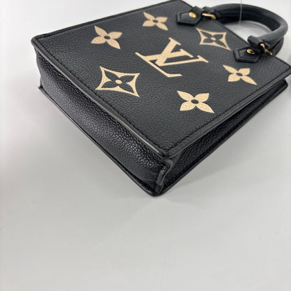 Louis Vuitton Super Monogram Empreinte Petite Sac Plat Black Handbag — view 8