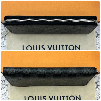 Louis Vuitton Damier Graphite Vertical Zippy Wallet — view 3