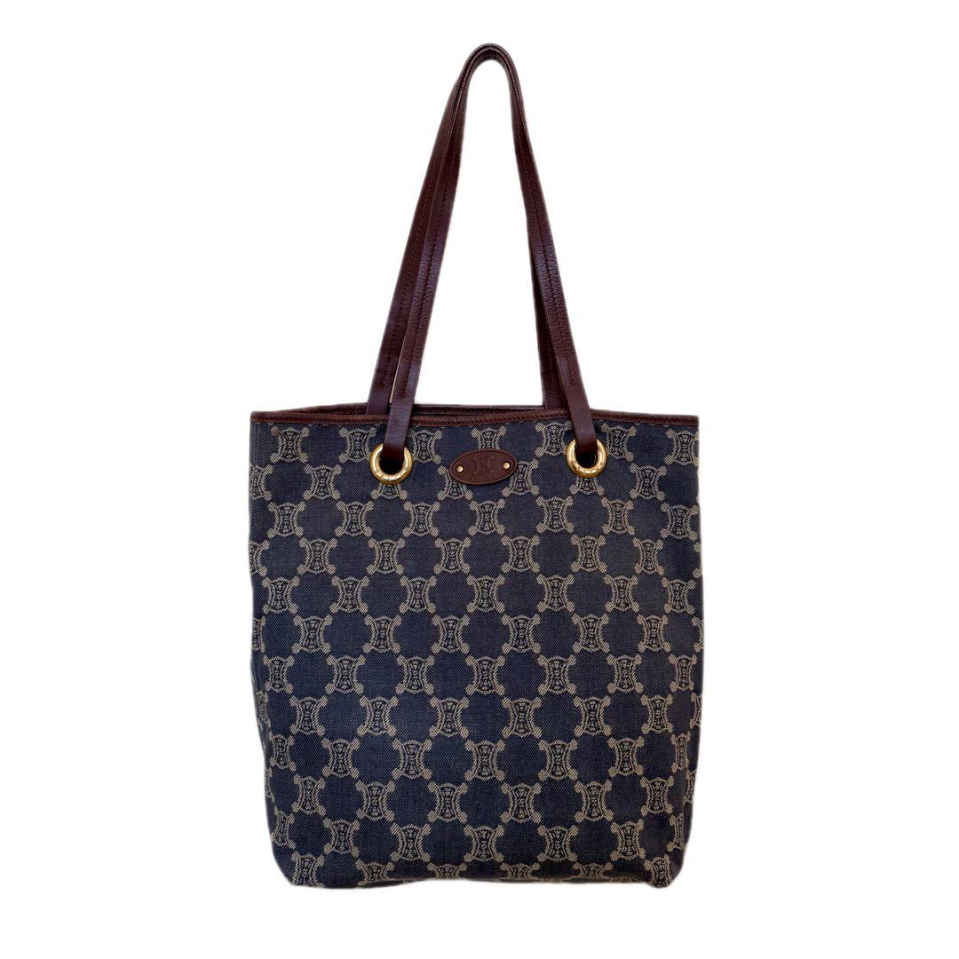 Celine Denim Shoulder Bag