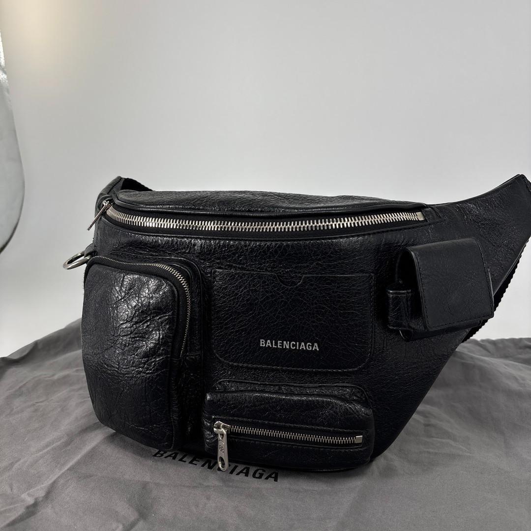Balenciaga Supervisi Belt Bag Black — view 2