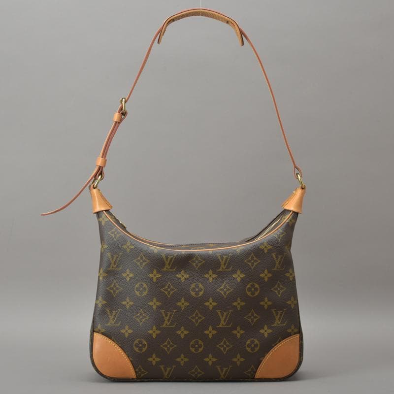 ◇louis Vuitton Boulogne 30 Shoulder Bag Monogram Leather Brown