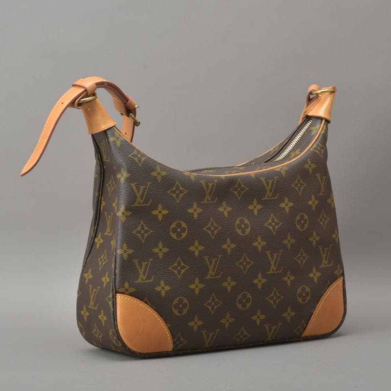 ◇louis Vuitton Boulogne 30 Shoulder Bag Monogram Leather Brown
