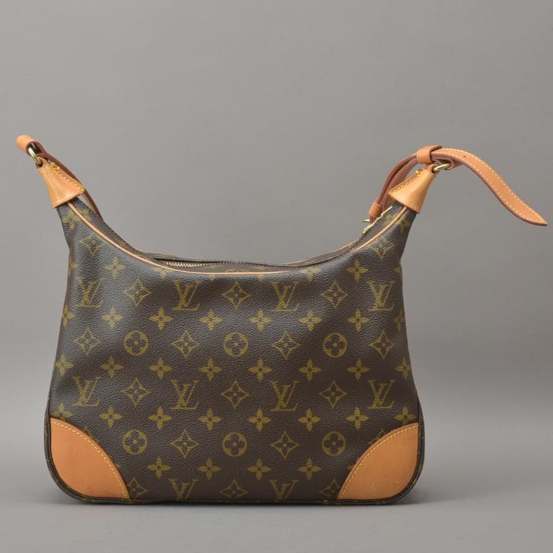 ◇louis Vuitton Boulogne 30 Shoulder Bag Monogram Leather Brown