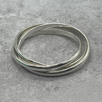 Tiffany & Co Snake Trinity Triple Bangle Bracelet