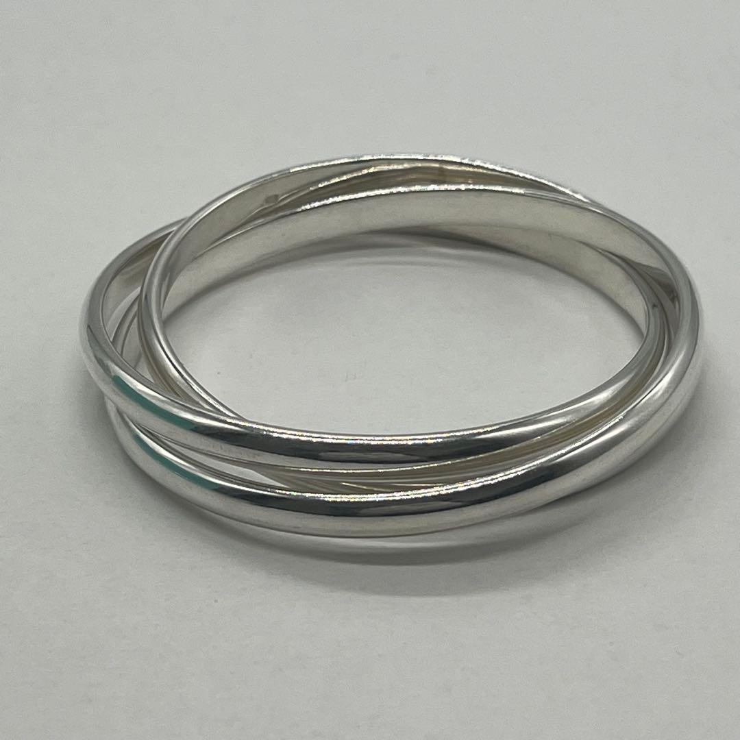 Tiffany & Co Snake Trinity Triple Bangle Bracelet — view 5