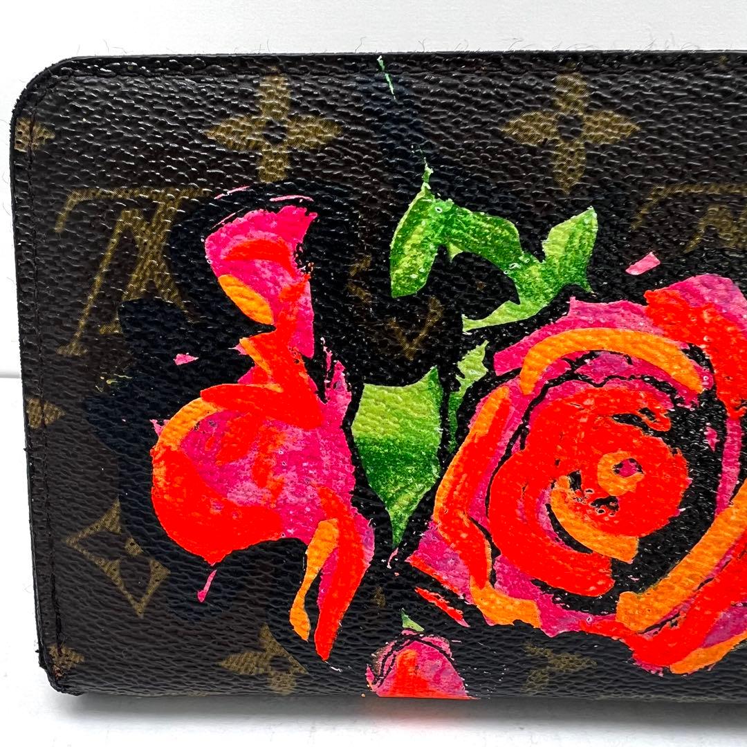 Louis Vuitton Monogram Rose Stephen Sprouse Zippy Wallet — view 5