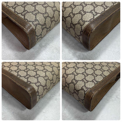 Gucci GG Clutch Brown Leather Second Logo — view 8