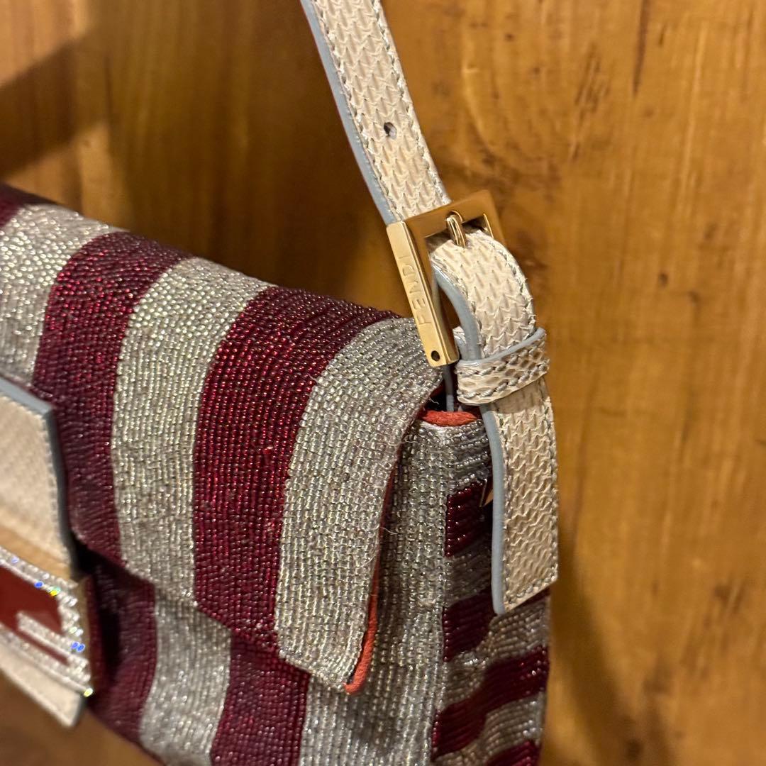 Fendi Baguette Bead Shoulder Bag — view 6