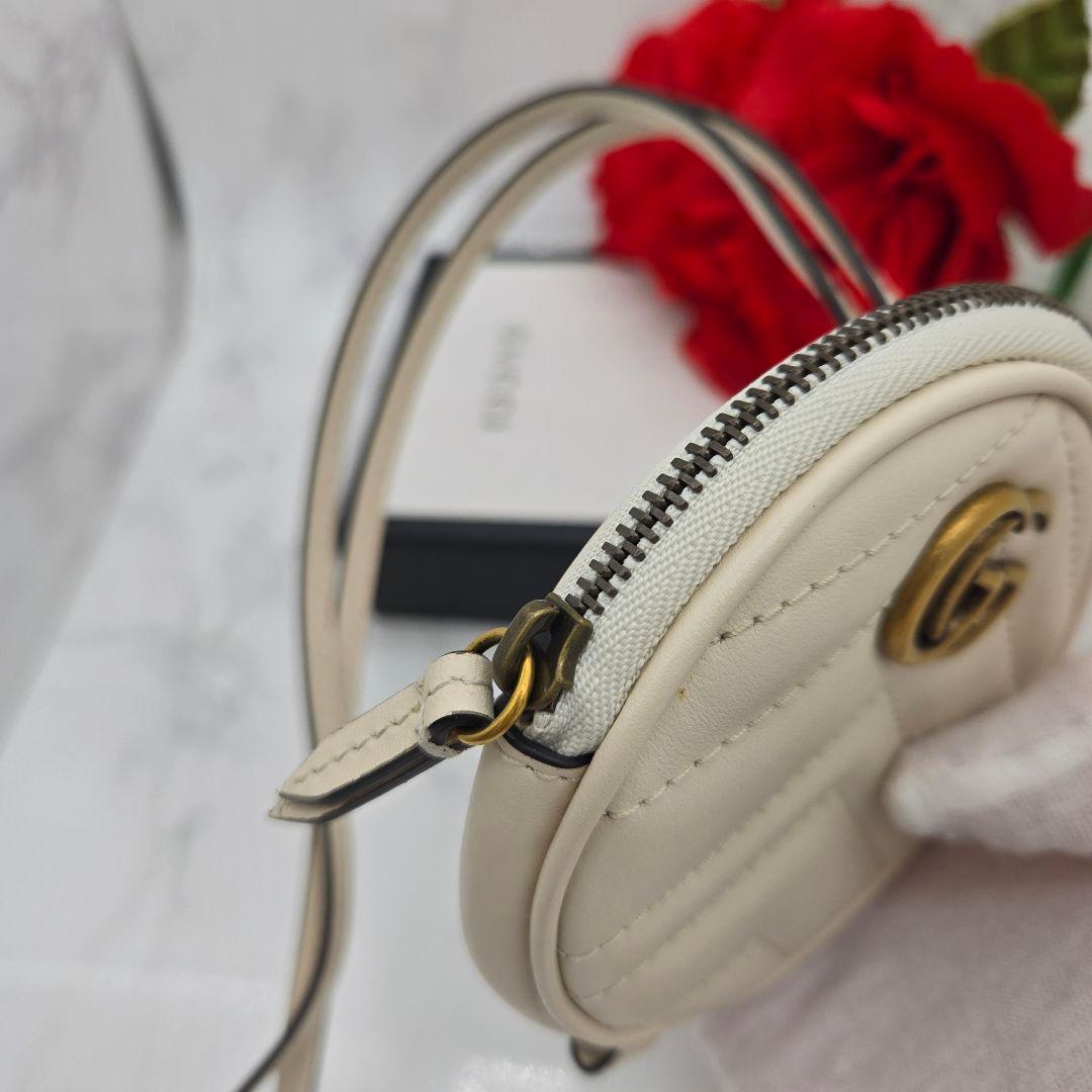 Gucci Coin Case Wallet Quilted White — view 4