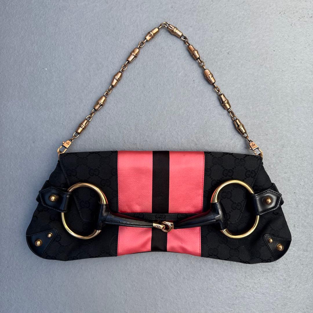 Gucci Tom Ford Era Horsebit Chain Clutch