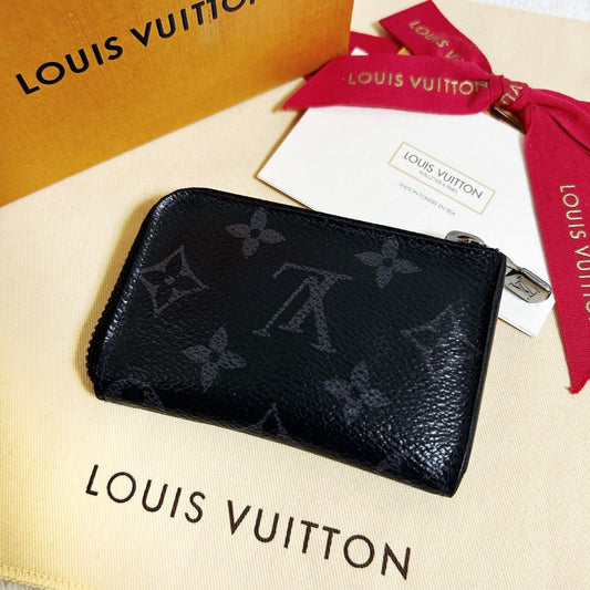 Louis Vuitton Porte Monet Jules Eclipse Coin Purse Coin Purse