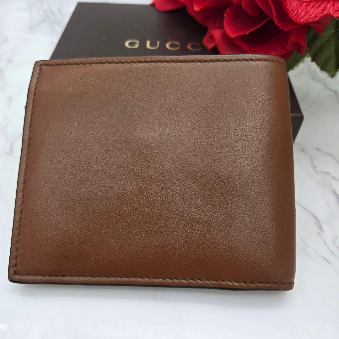 Gucci Bifold Wallet Brown Simple — view 2