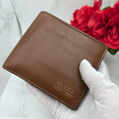 Gucci Bifold Wallet Brown Simple — view 3