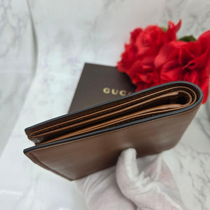 Gucci Bifold Wallet Brown Simple — view 8