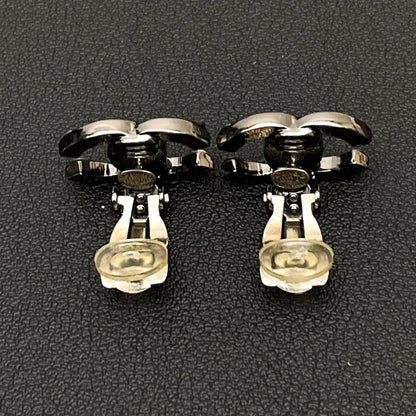 Chanel CC Logo Earrings 03A Rhinestone Icon — view 7