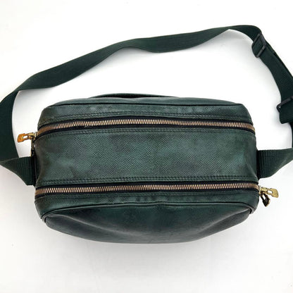 Louis Vuitton Taiga Reporter PM Shoulder Bag Epi Sea Green — view 6
